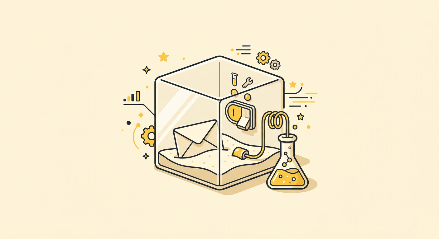 Sandbox mode for safe testing