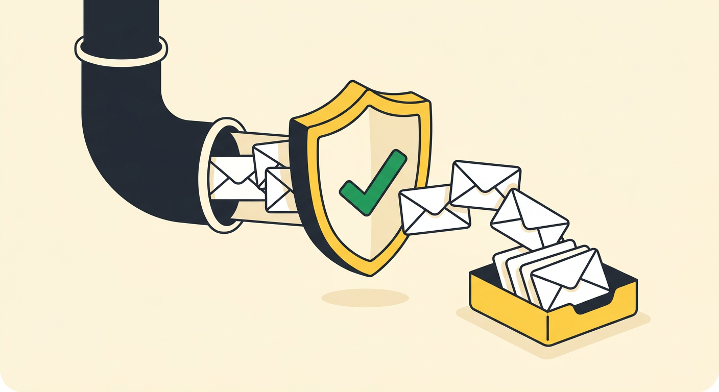 SMTP traffic through the same deliverability shield